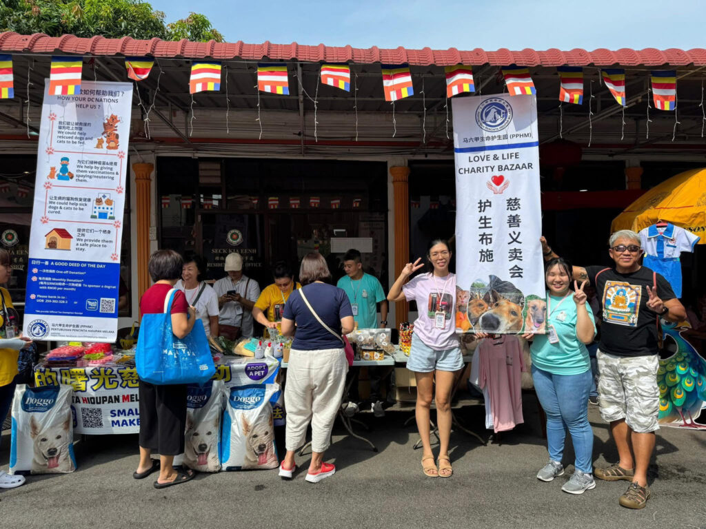 May Wesak charity booth